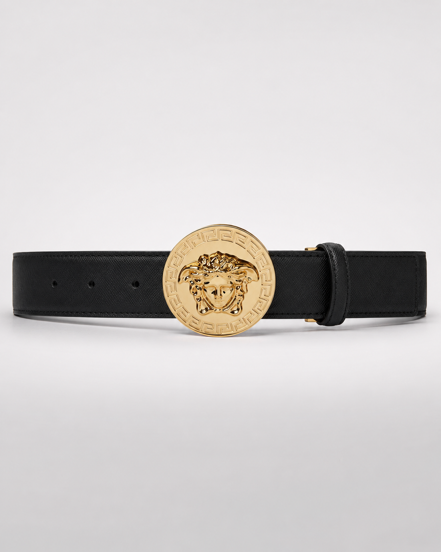 Black/ Gold Gold-Tone Buckle Belt - Product image 1