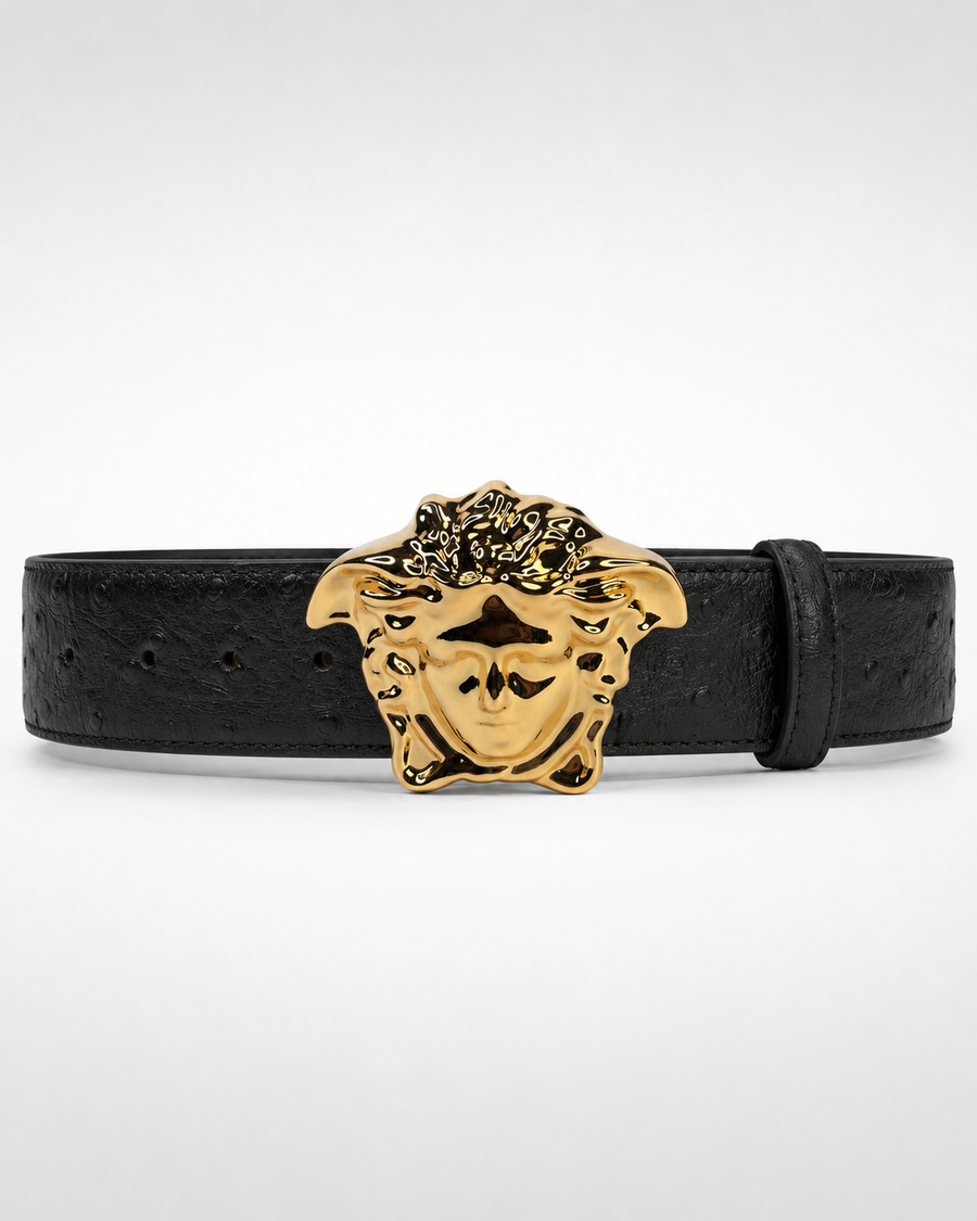 Black/ Gold Gold-Tone Buckle Belt - Product image 1