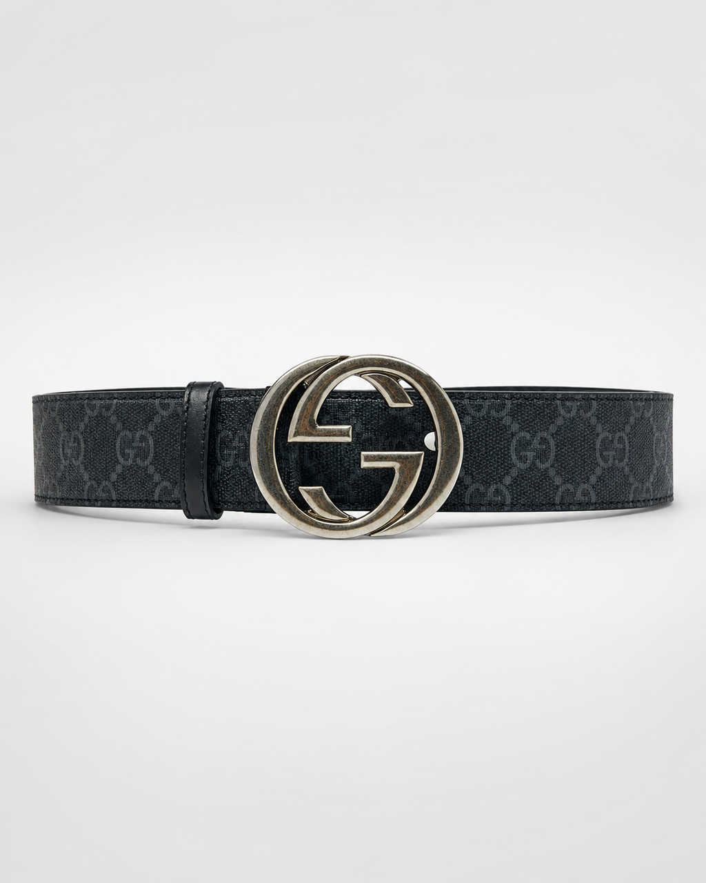Black/ Silver-tone Silver-Tone Buckle Belt - Product image 2