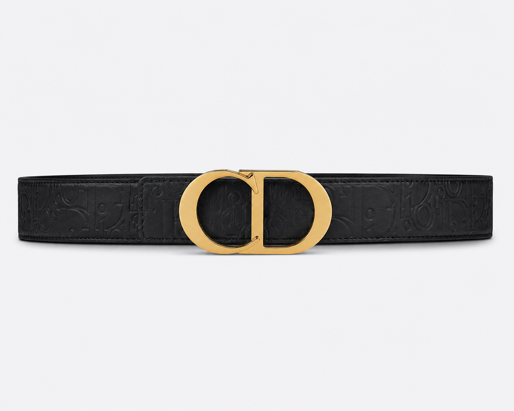 Black/ Gold Reversible Gold-Tone Buckle Belt - Product image 2