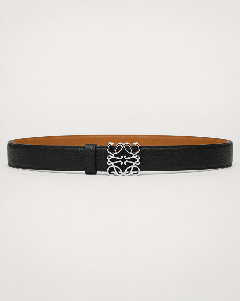 Black/ Tan/ brown Silver-Tone Buckle Belt - Product image 2