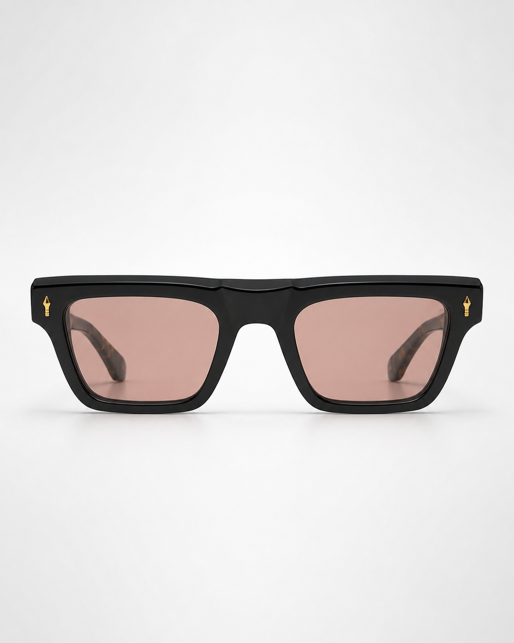 JMM Black Pink Rectangular Sunglasses