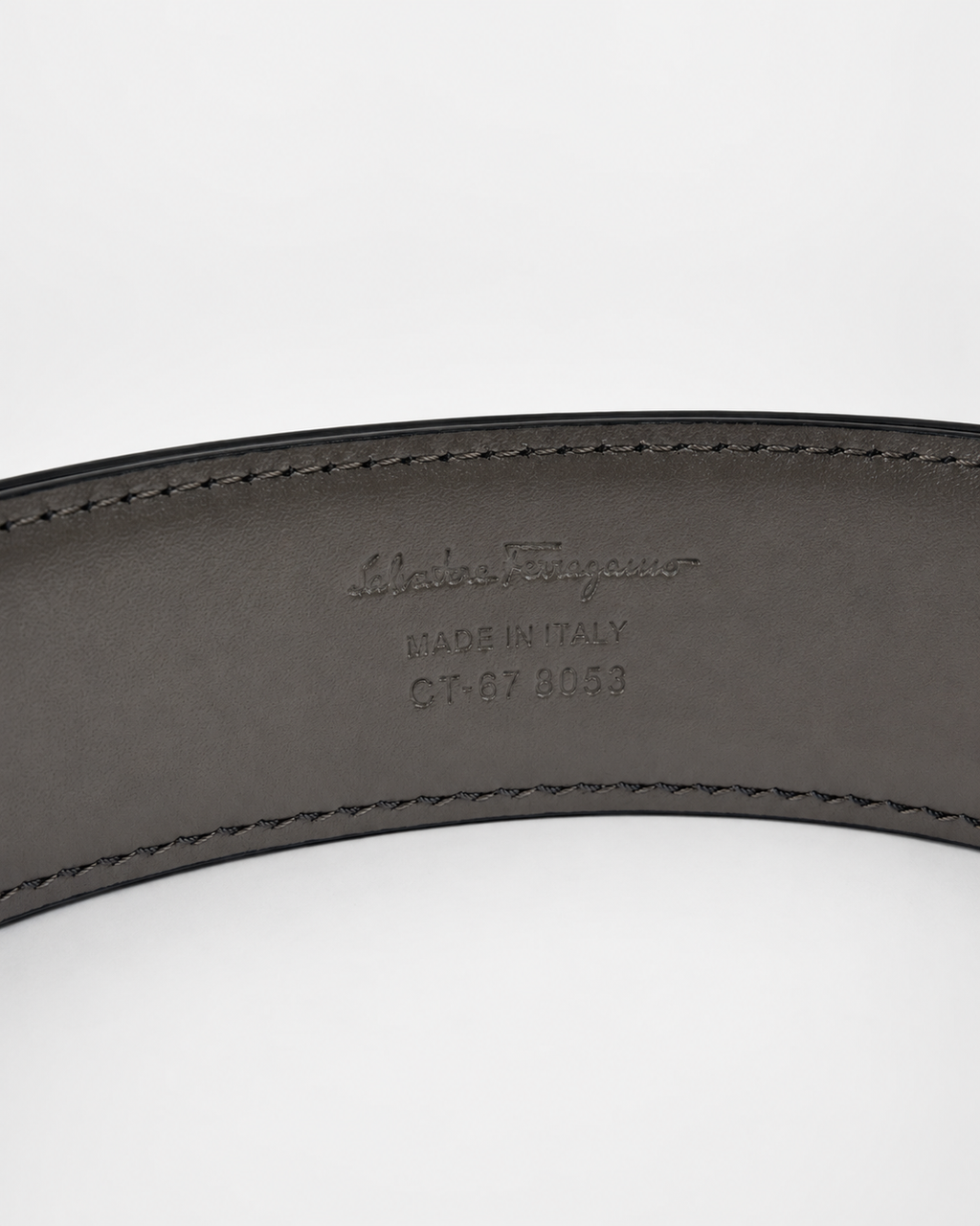 Black/ Taupe/brown Reversible Silver-Tone Buckle Belt - Product image 4