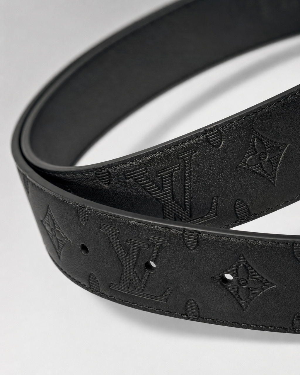 Black/ Silver-tone Silver-Tone Buckle Belt - Product image 4