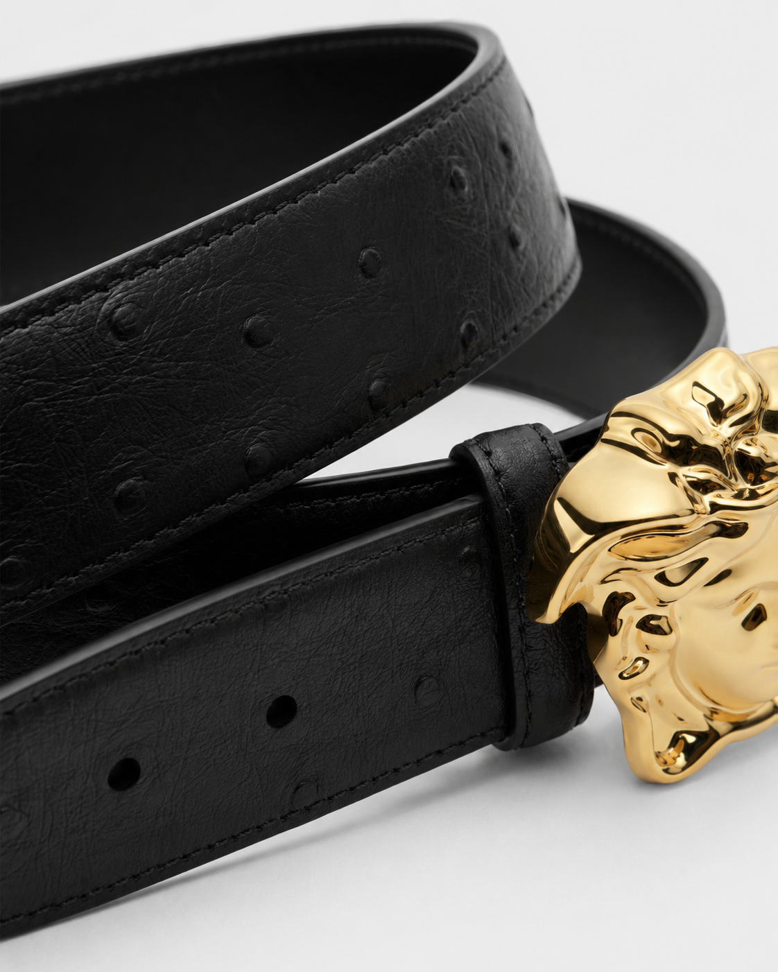 Black/ Gold Gold-Tone Buckle Belt - Product image 4