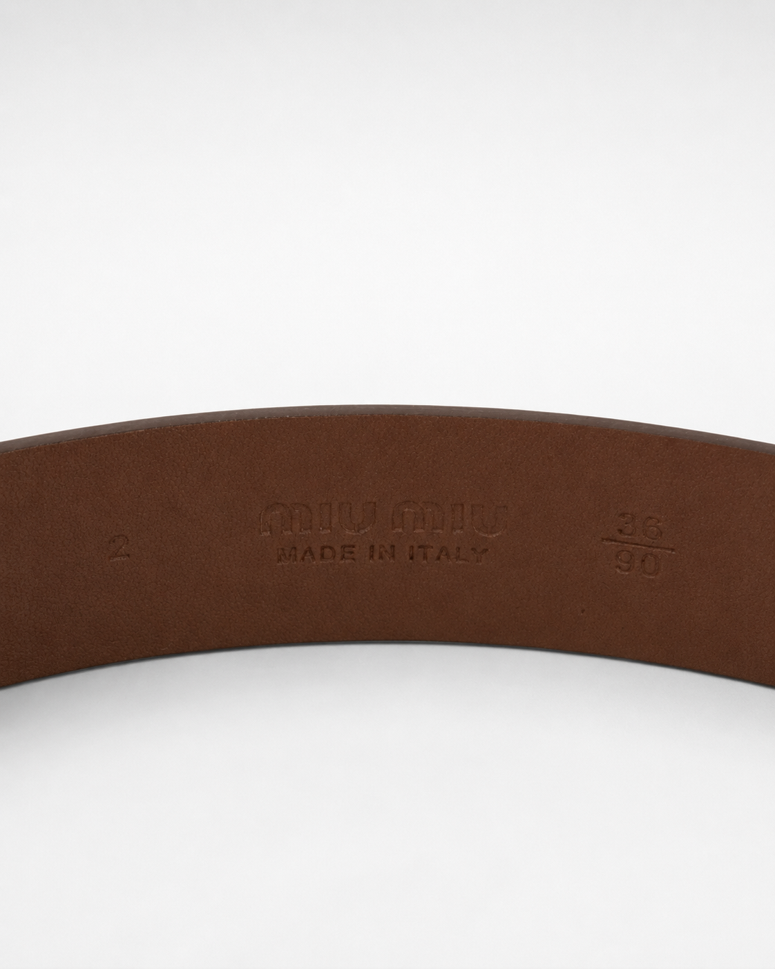 Brown/ Gold Gold-Tone Buckle Belt - Product image 5