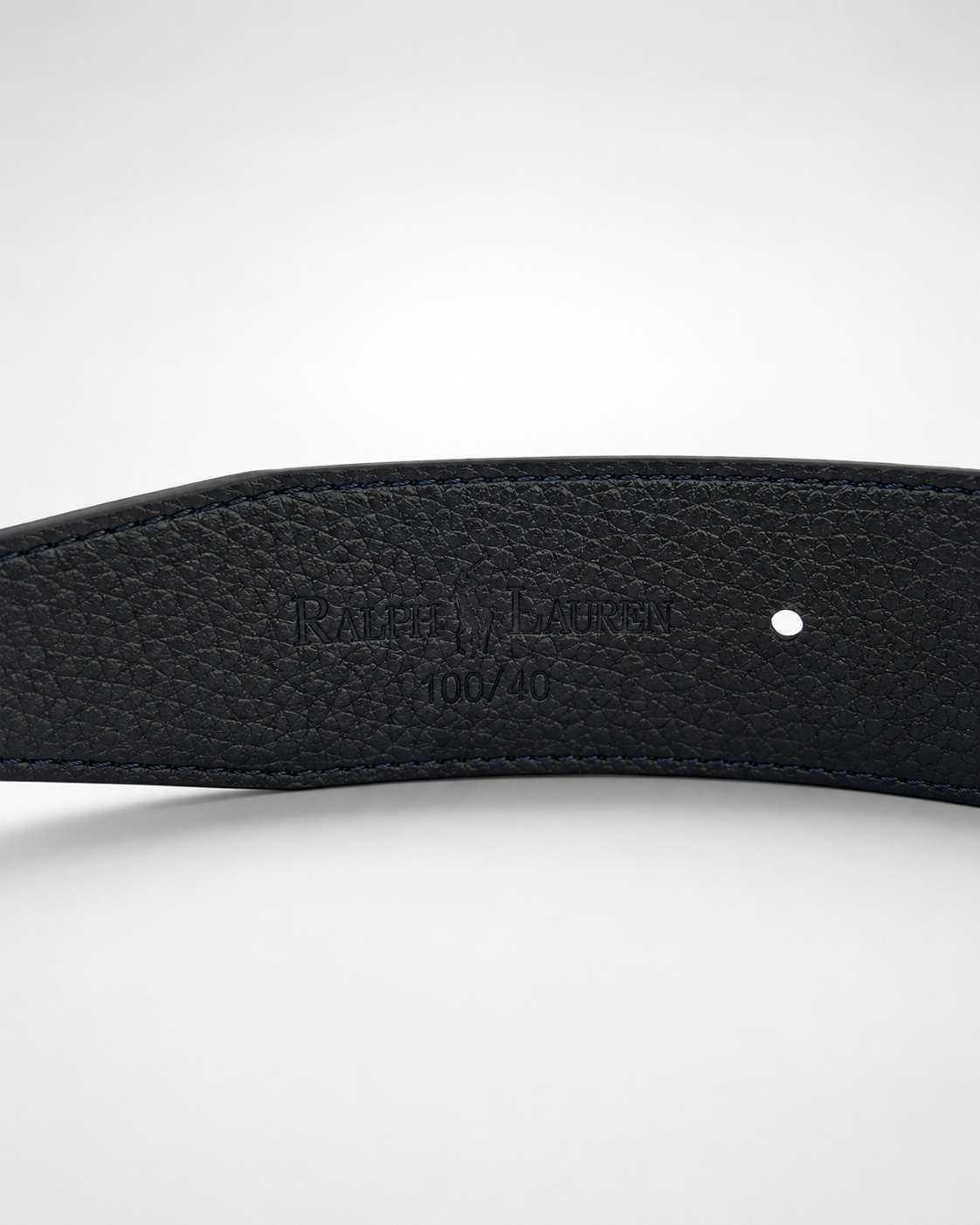 Black/ Blue Reversible Gold-Tone Buckle Belt - Product image 5
