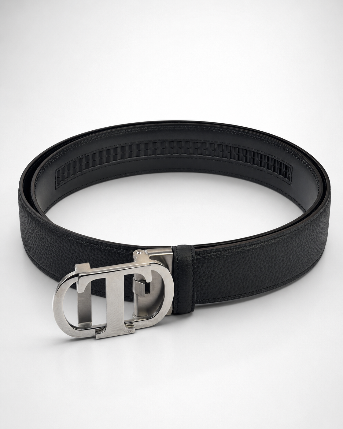 Black/ Silver-tone Silver-Tone Buckle Belt - Product image 5
