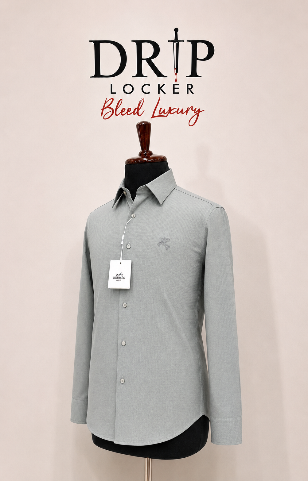 Men’s Sage Grey Textured Shirt - 1745872A 8F89 4457 AB03 8D25D5A5BC3B