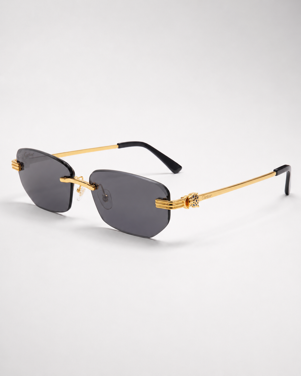 CR Triple-Line Panther Smoke Sunglasses