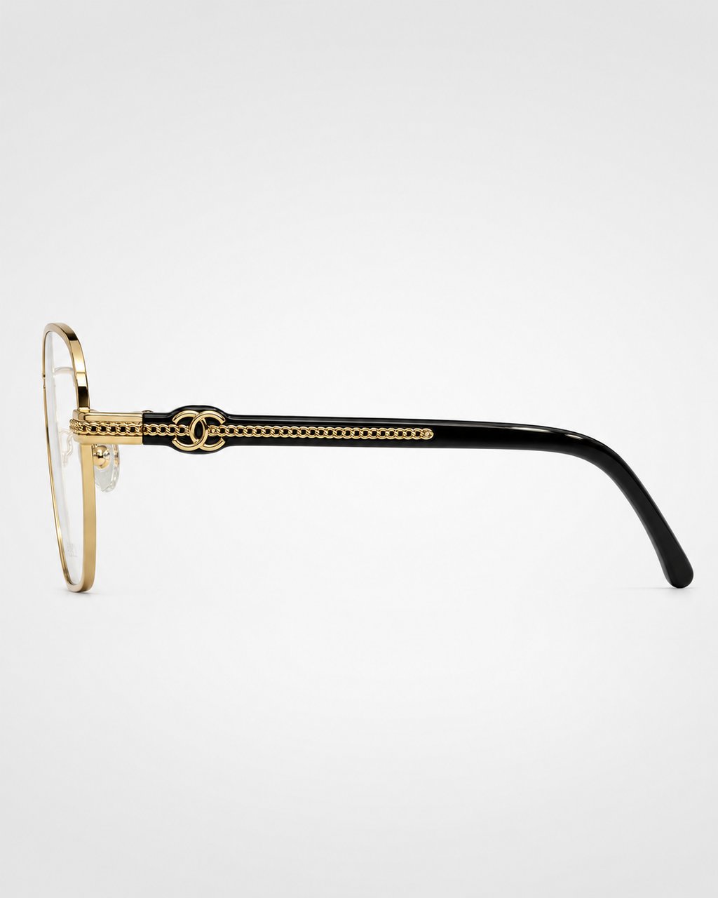CC Gold Square Eyeglasses