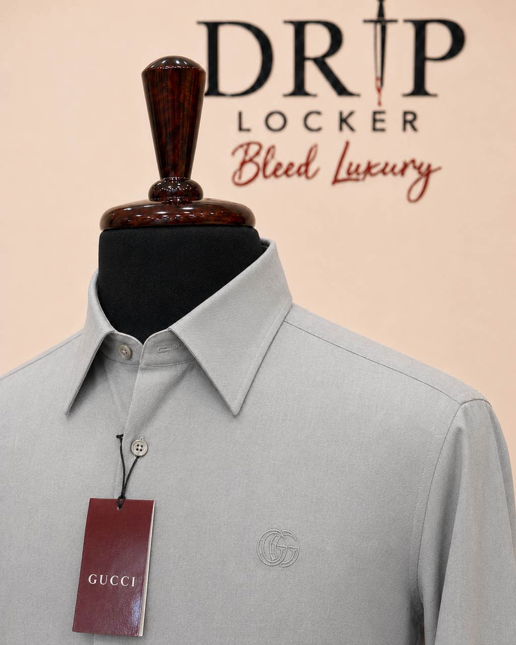 Men’s Light Grey Minimal Shirt - 77C9989F 7093 40B7 A7BF D146736B697F 2