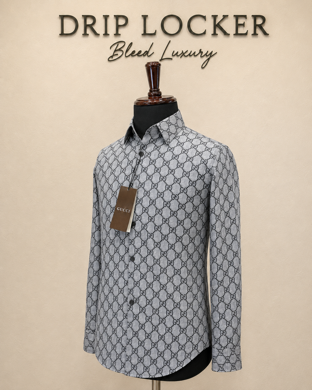 Men’s Grey patterned print Shirt - A6AFC720 BC24 4536 9F32 00BD86C2D87D