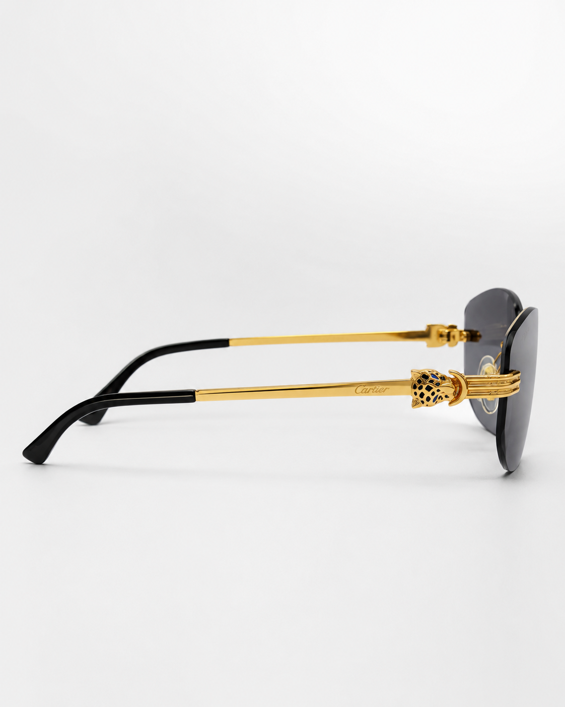 CR Triple-Line Panther Smoke Sunglasses