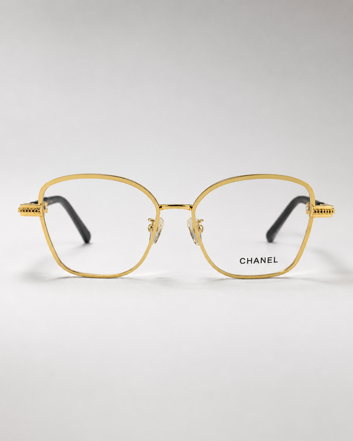 CC Gold Square Eyeglasses