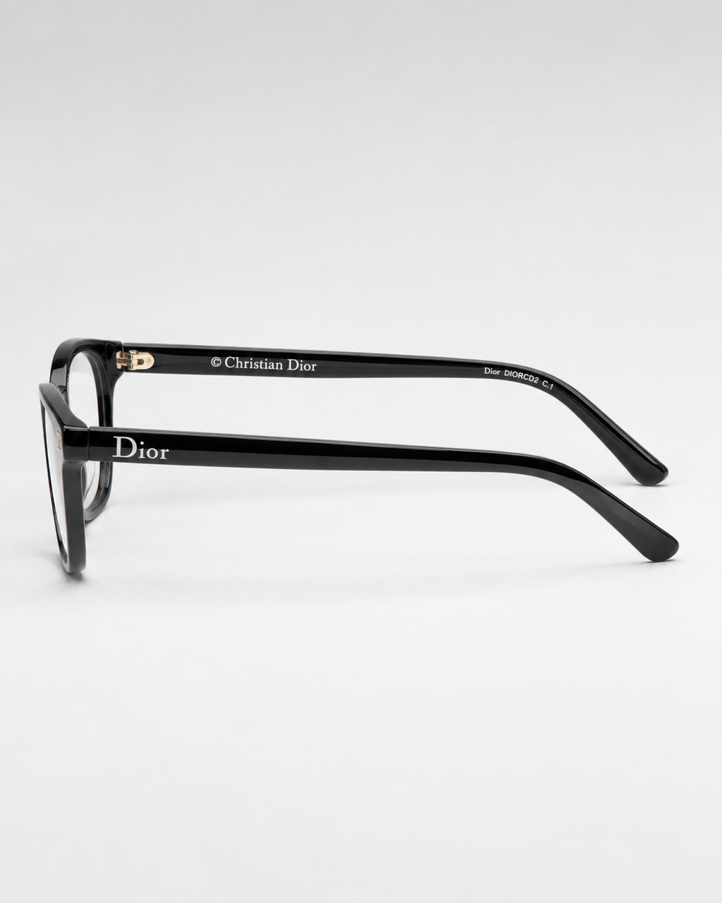 CD Black Square Eyeglasses