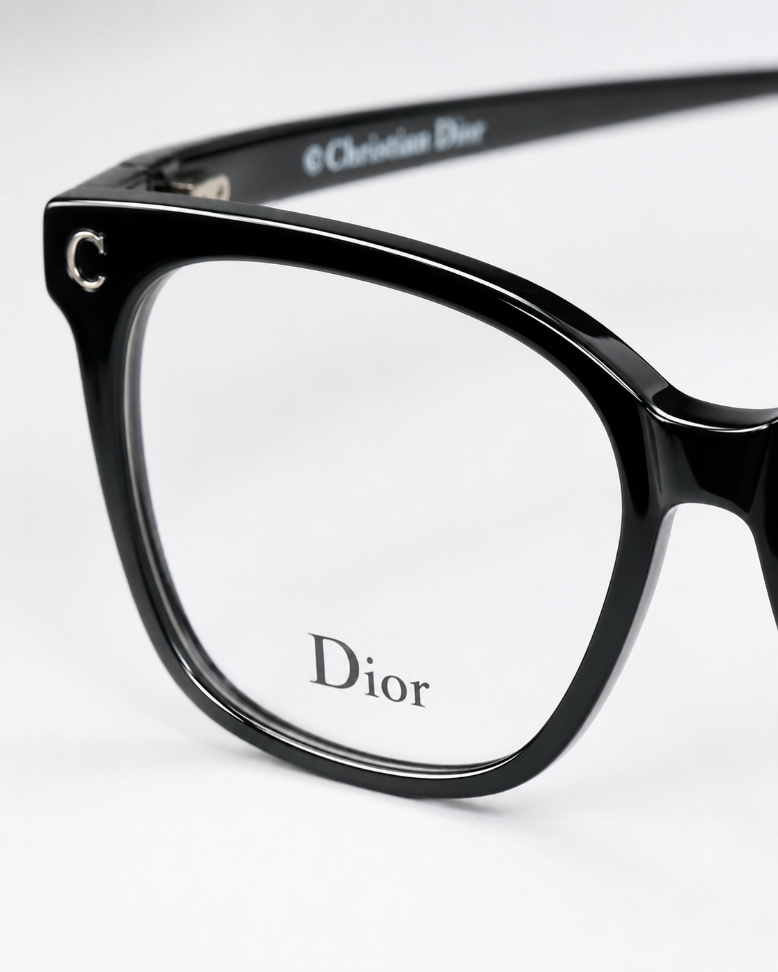 CD Black Square Eyeglasses