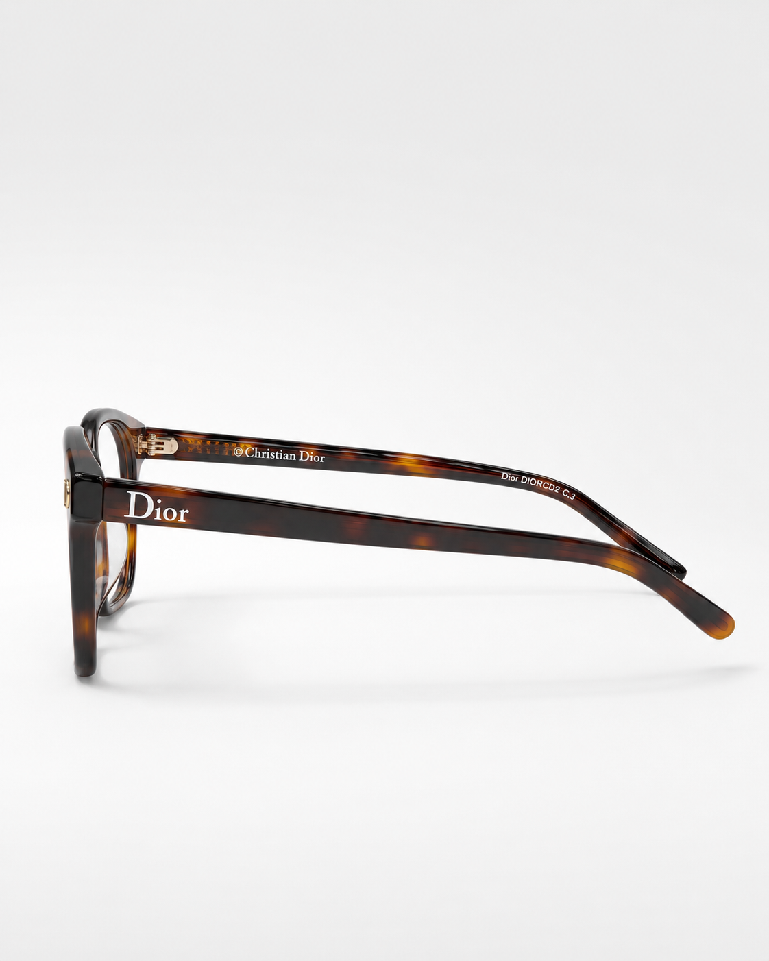 CD Tortoiseshell Square Eyeglasses
