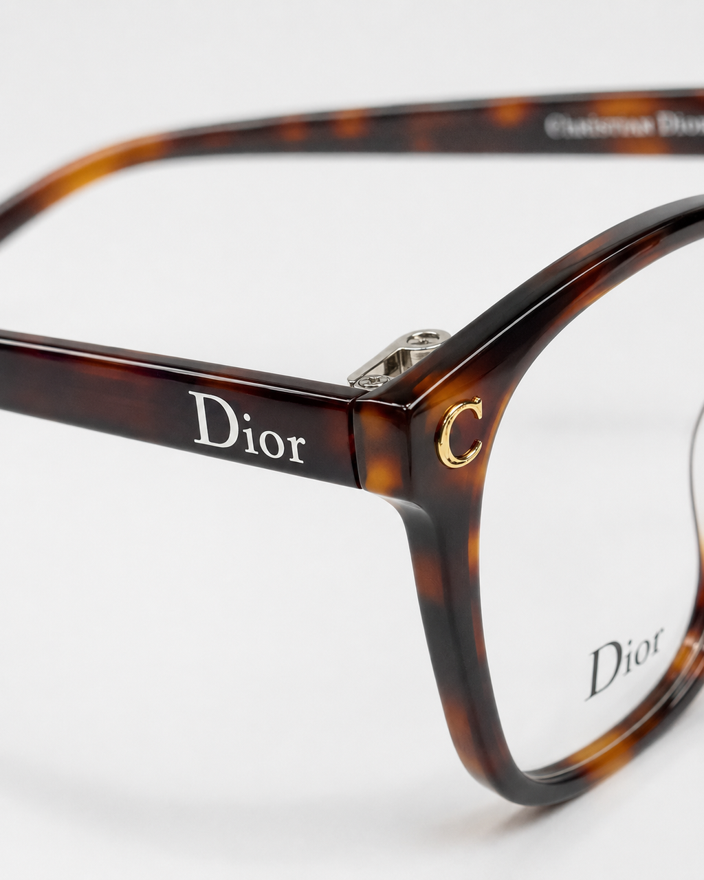 CD Tortoiseshell Square Eyeglasses