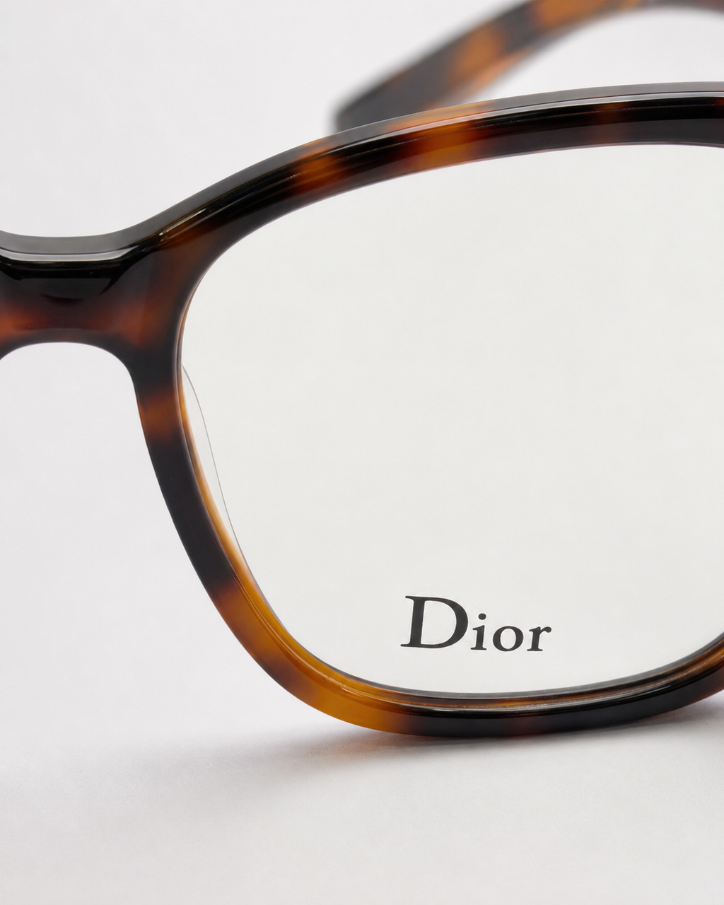 CD Tortoiseshell Square Eyeglasses