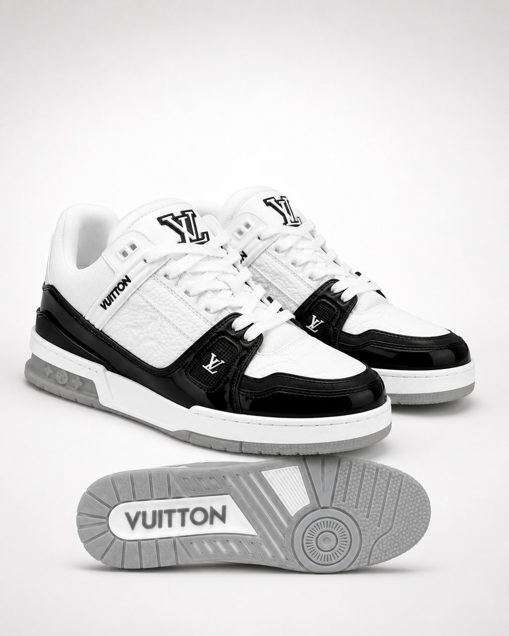 Men’s Black & White Patent-Effect Sneakers - ChatGPT Image Jul 11, 2026, 05 30 12 PM (5)