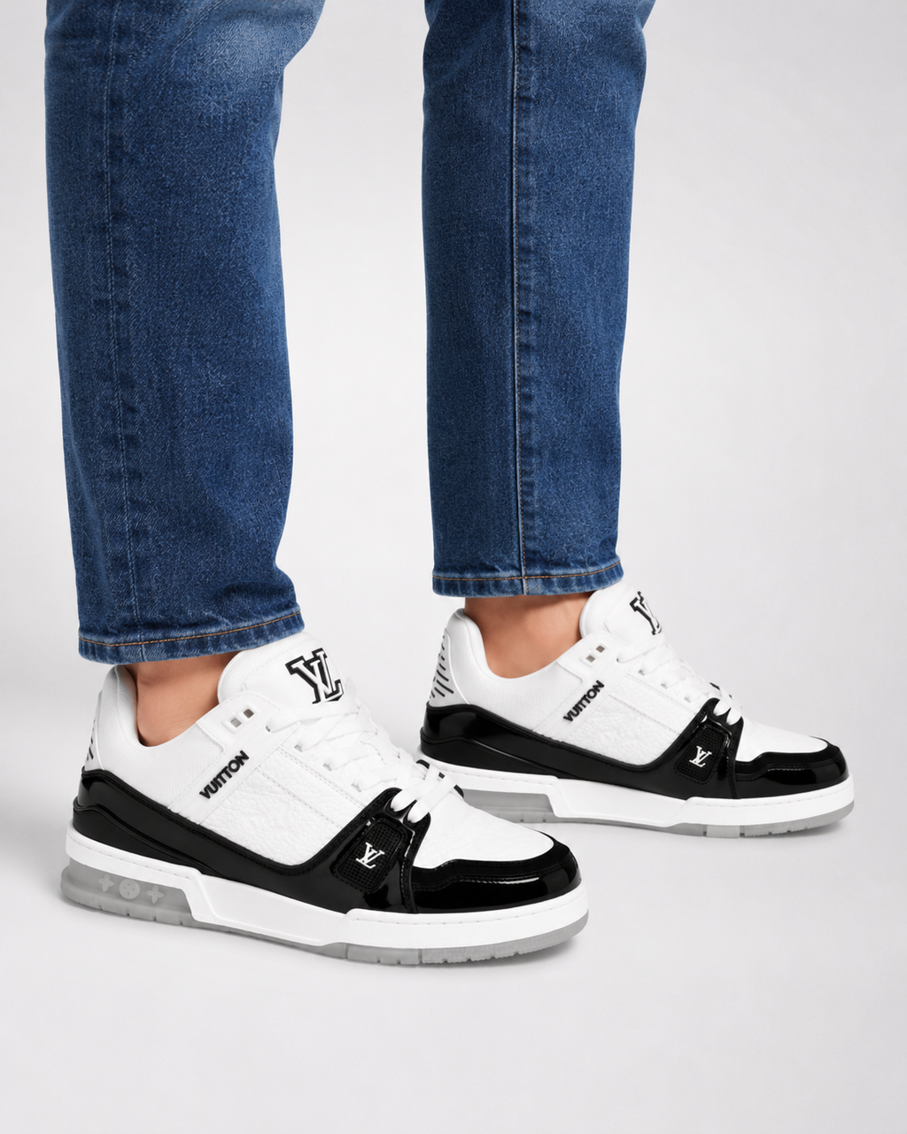 Men’s Black & White Patent-Effect Sneakers - ChatGPT Image Jul 11, 2026, 05 30 14 PM (8)