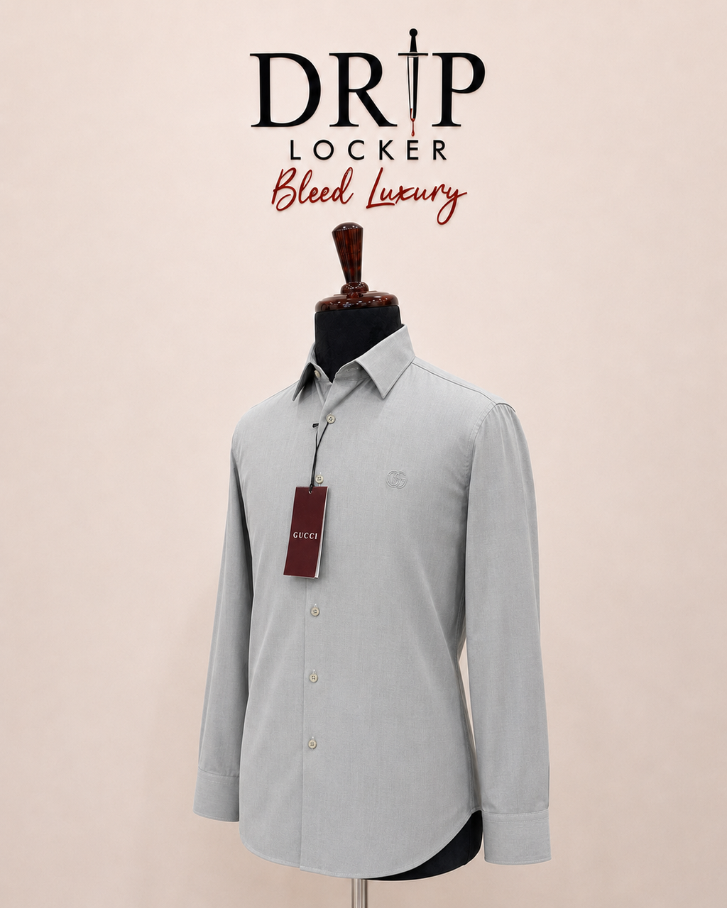 Men’s Light Grey Minimal Shirt - D0F38FA5 AD84 443A 8E35 CE80C089F5C1 2