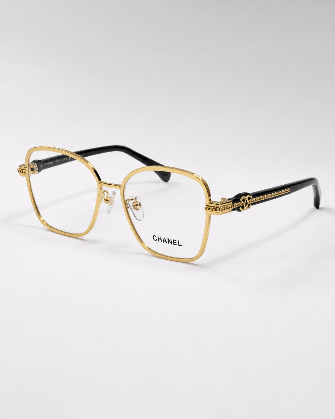 CC Gold Square Eyeglasses