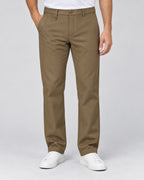 TF — Men’s Olive-Taupe Flat-Front Trousers
