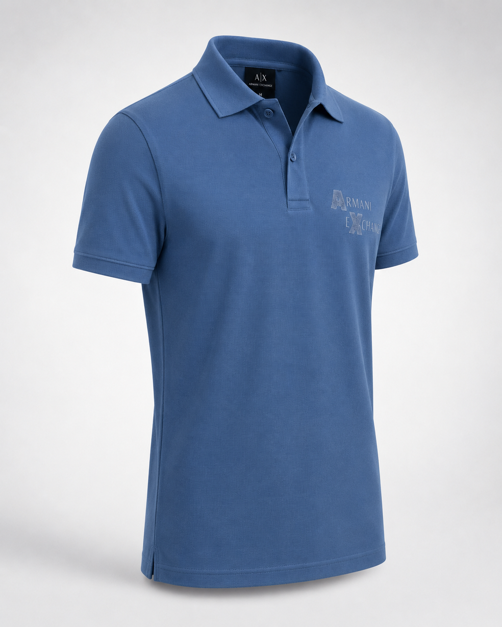Men’s Air Force Blue Logo Polo T-Shirt - view 2