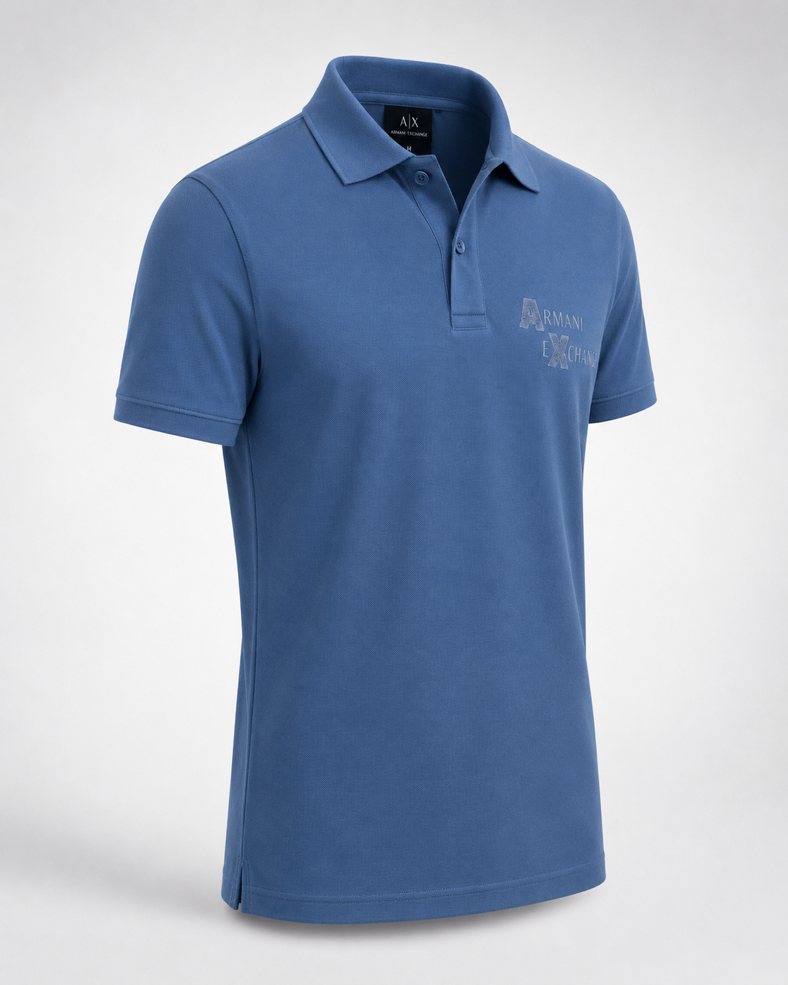 Men’s Air Force Blue Logo Polo T-Shirt - view 2