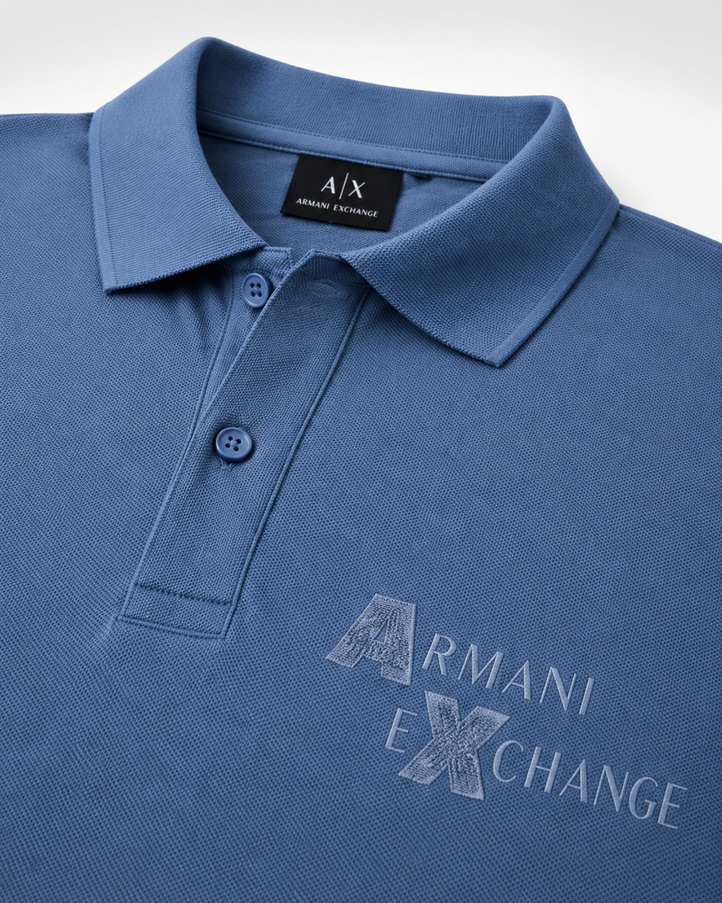 Men’s Air Force Blue Logo Polo T-Shirt - view 4