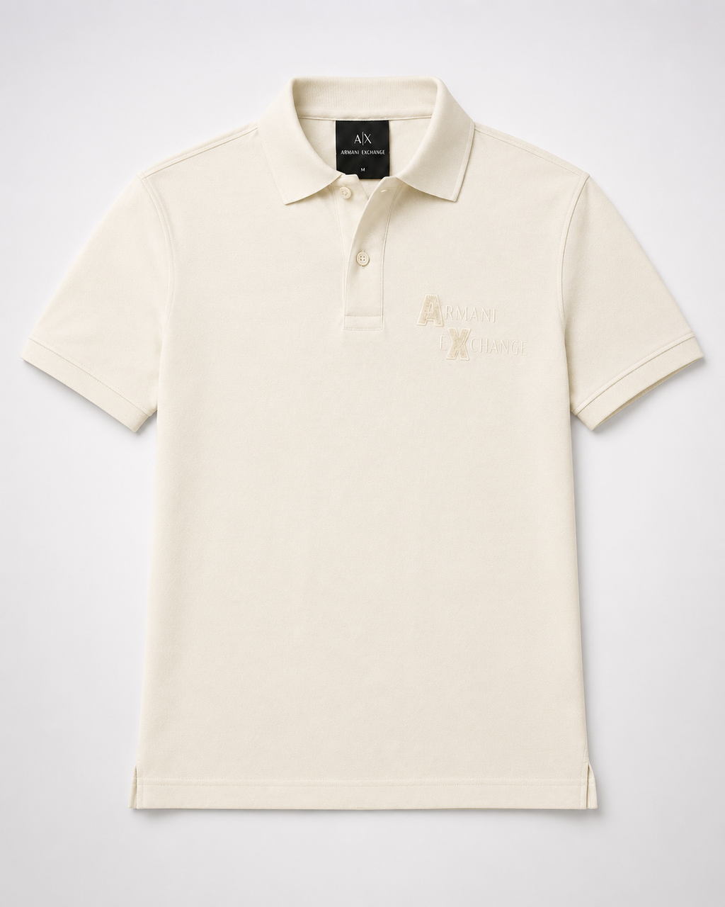 Men’s Cream Tonal-Logo Polo T-Shirt - view 5