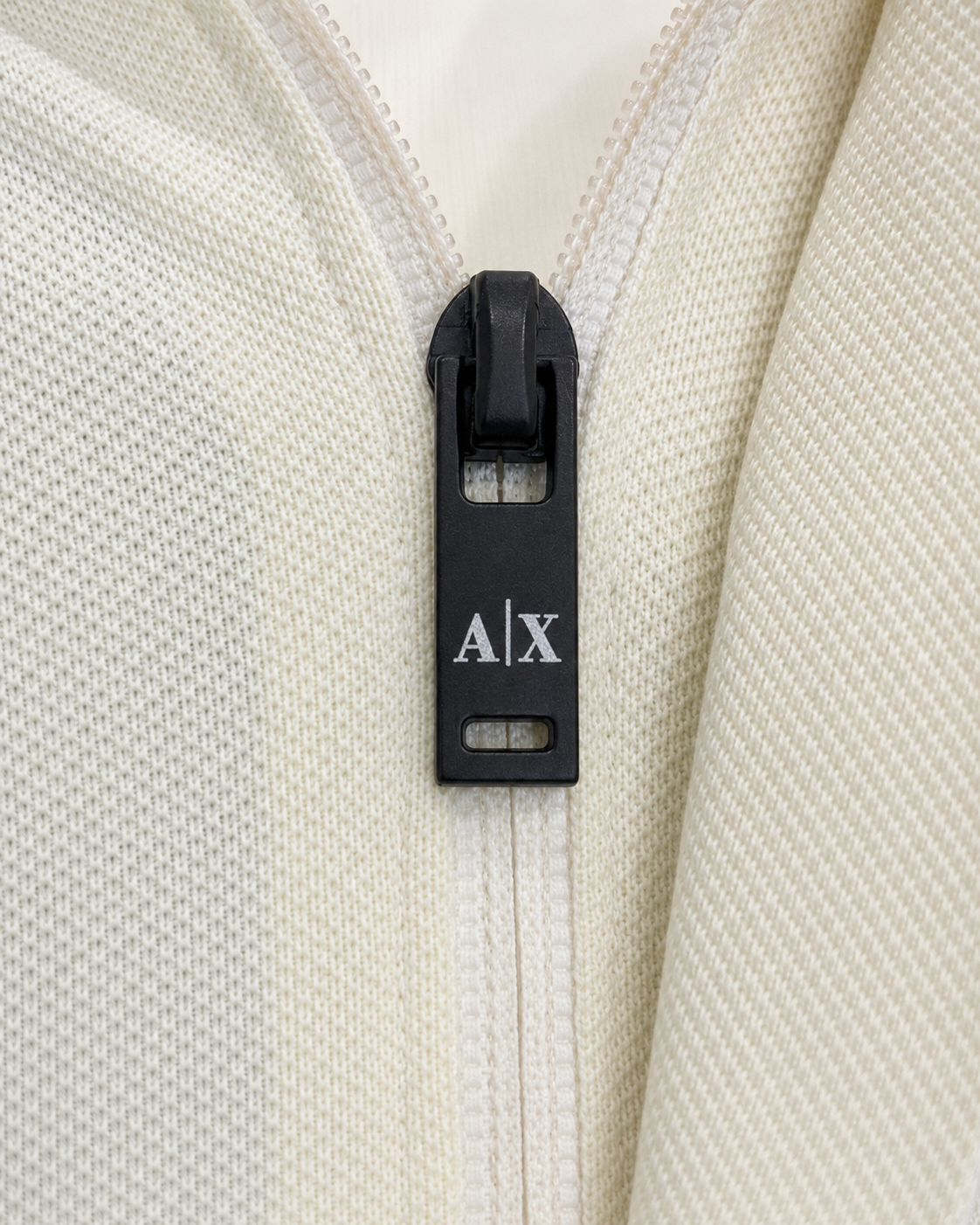 Men’s Off-White Zip-Placket Polo T-Shirt - view 5