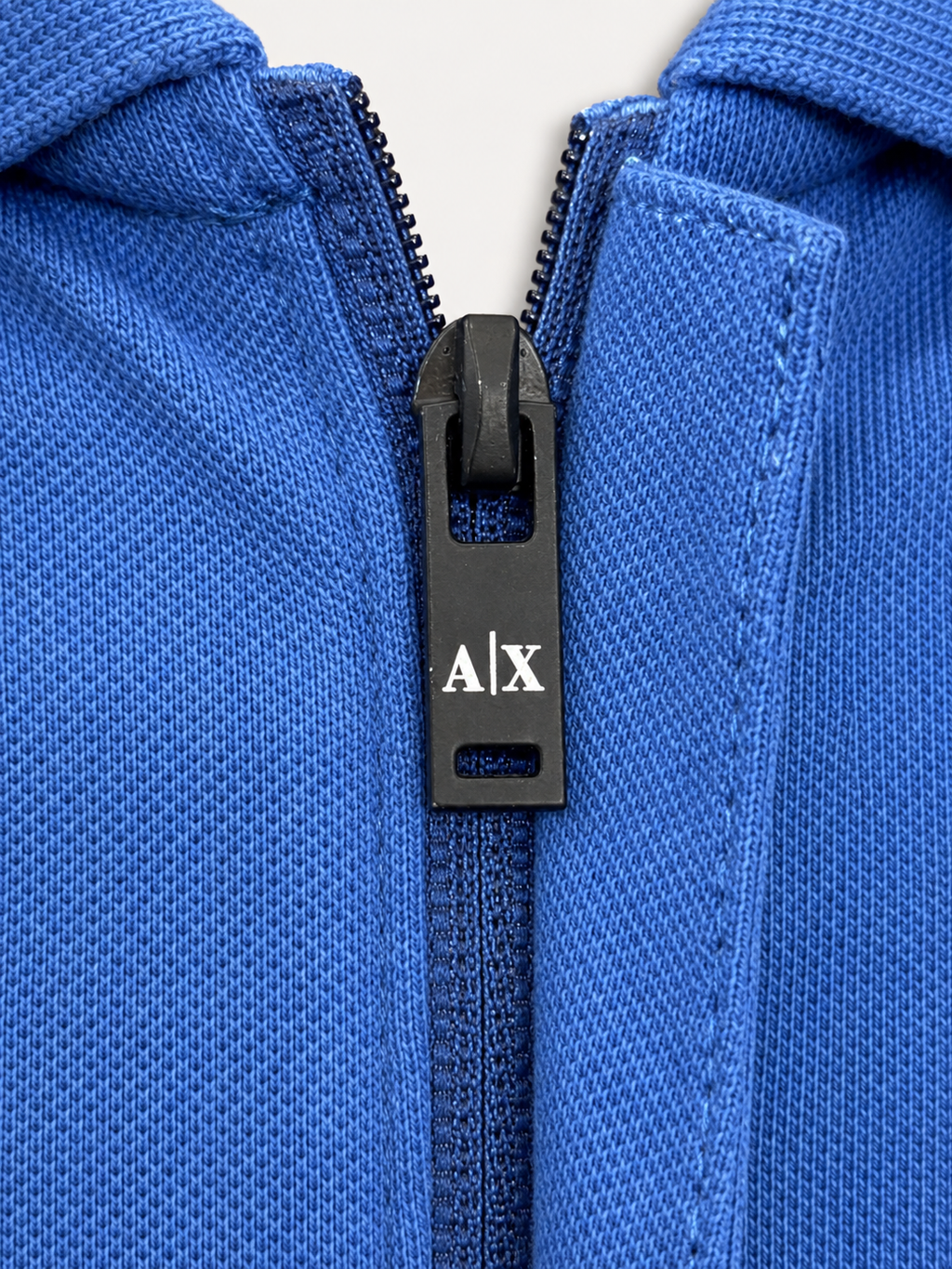 Men’s Vibrant Blue Zip-Placket Polo T-Shirt - view 5
