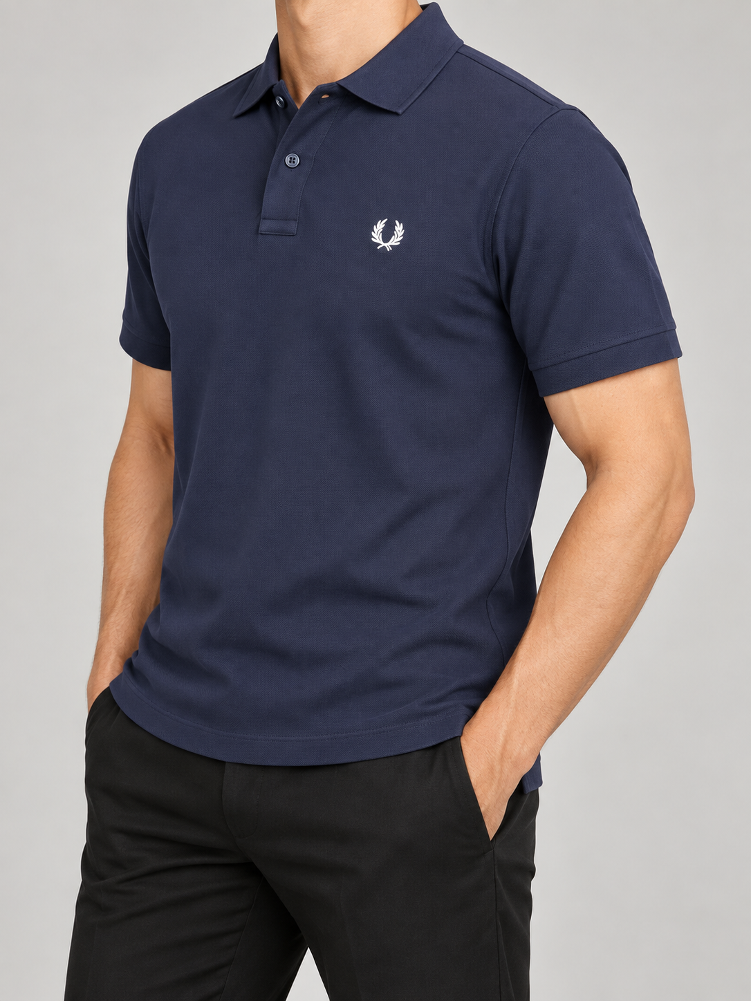 Navy Classic Polo - view 2