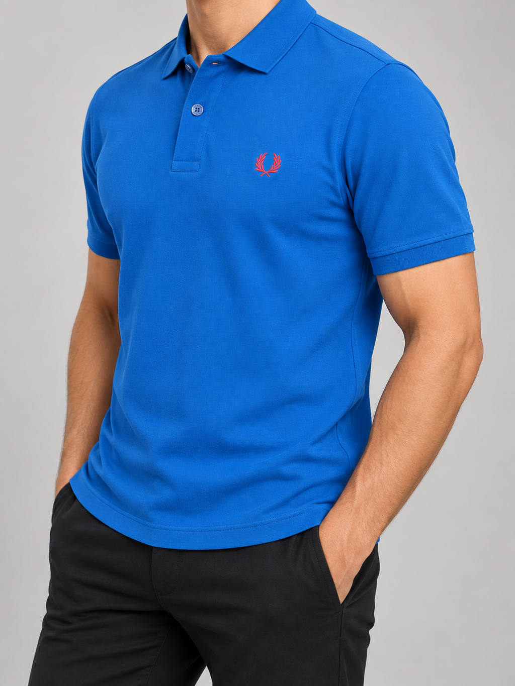 Royal Blue Classic Polo - view 2