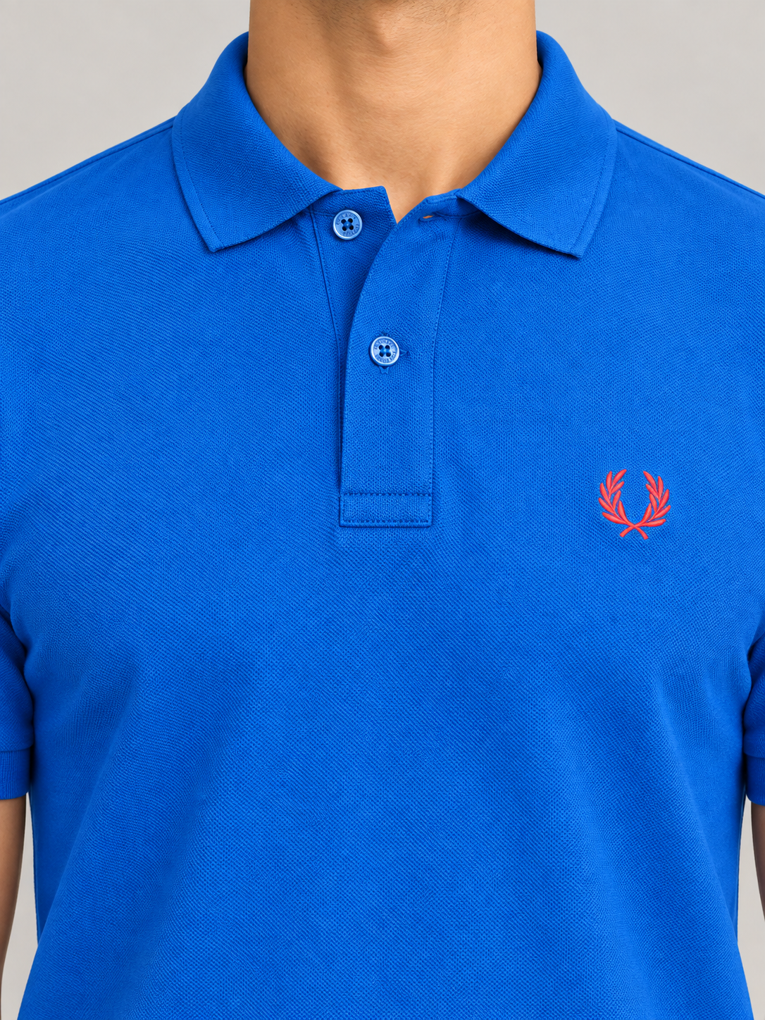 Royal Blue Classic Polo - view 4