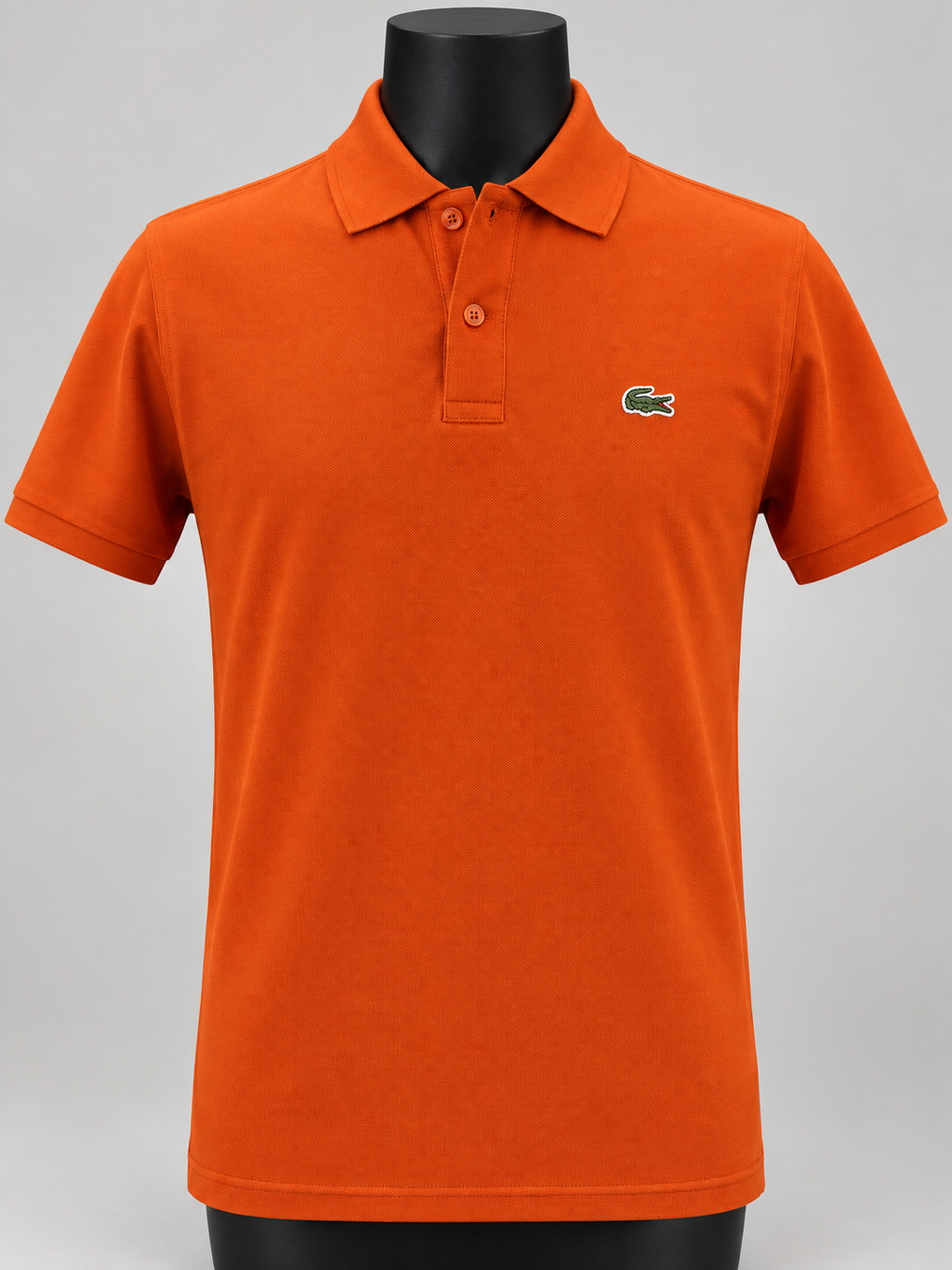 Burnt Orange Classic Polo Shirt - front view