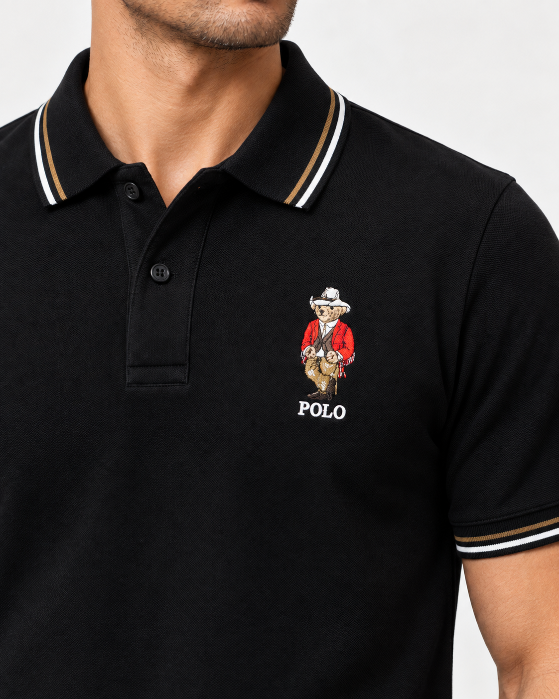Black Polo Bear T-Shirt - view 3