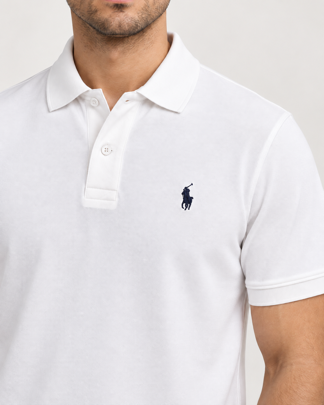 White Small-Pony Polo Shirt - view 4