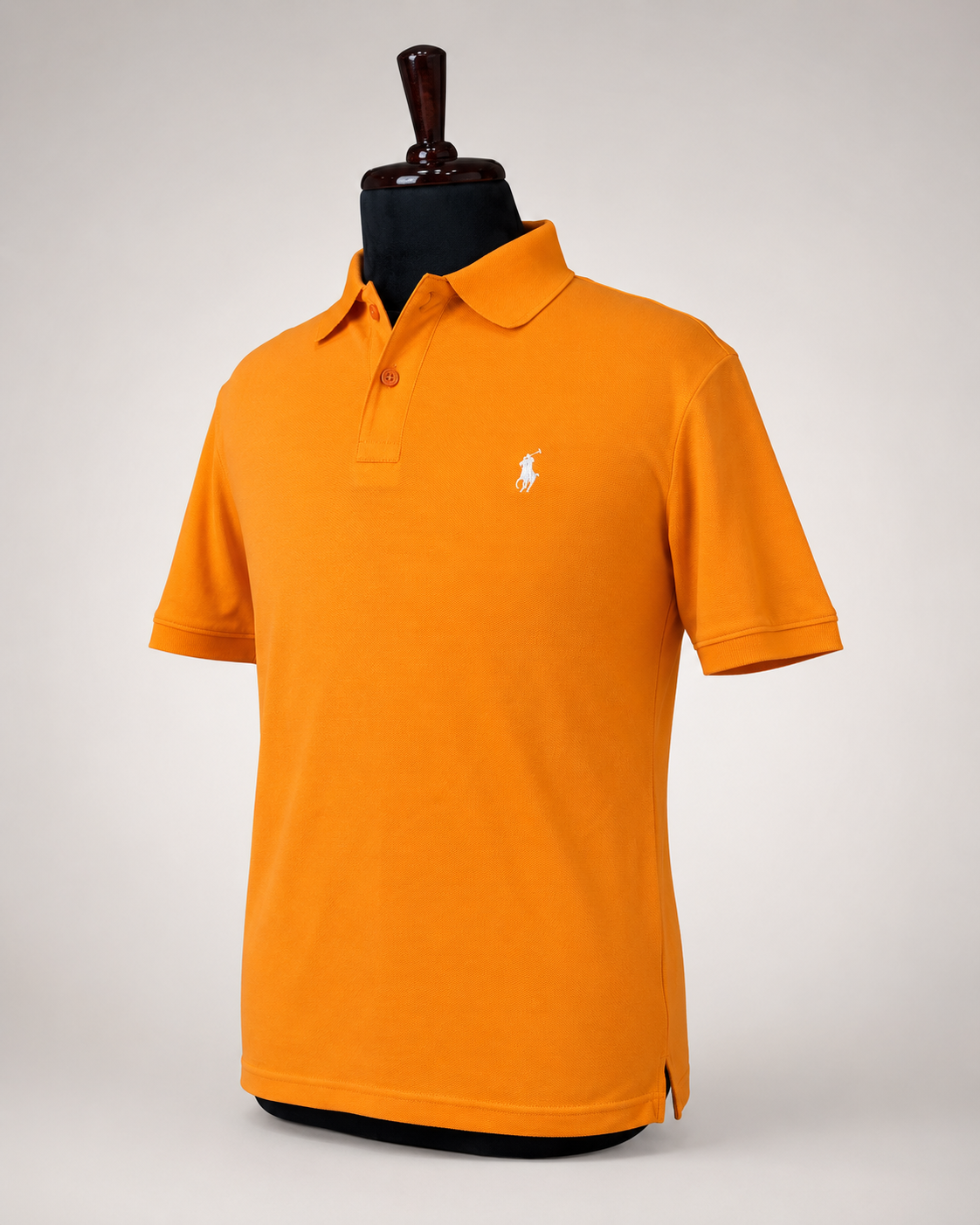 Men’s Vibrant Orange Polo T-Shirt - view 2