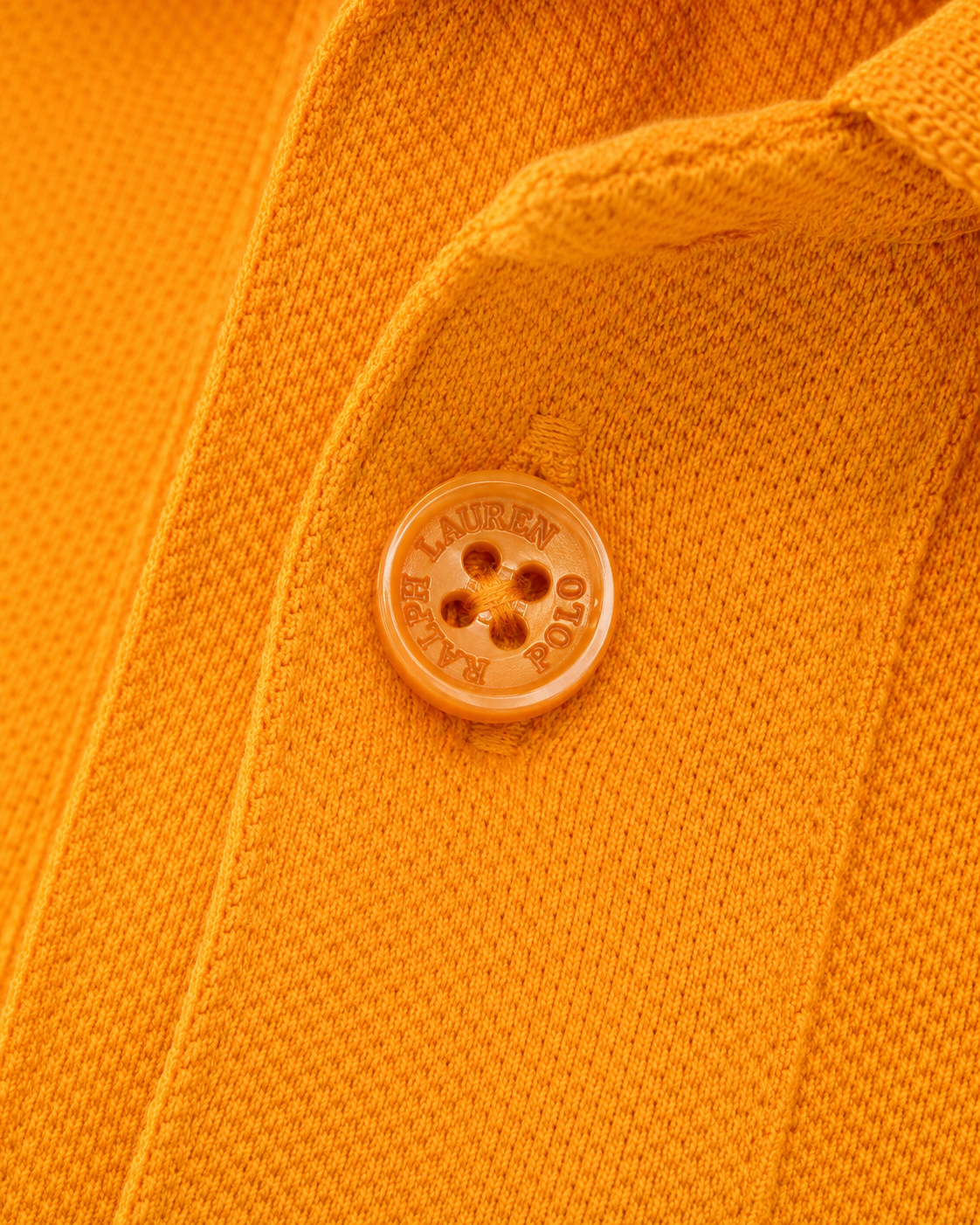 Men’s Vibrant Orange Polo T-Shirt - view 5