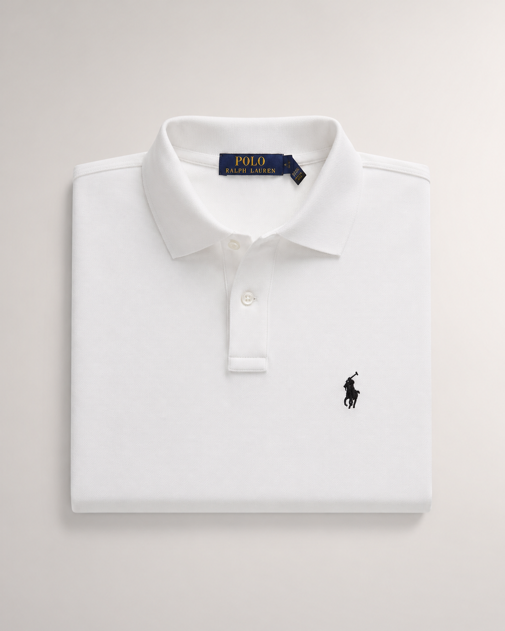 Men’s Classic White Polo T-Shirt - view 4