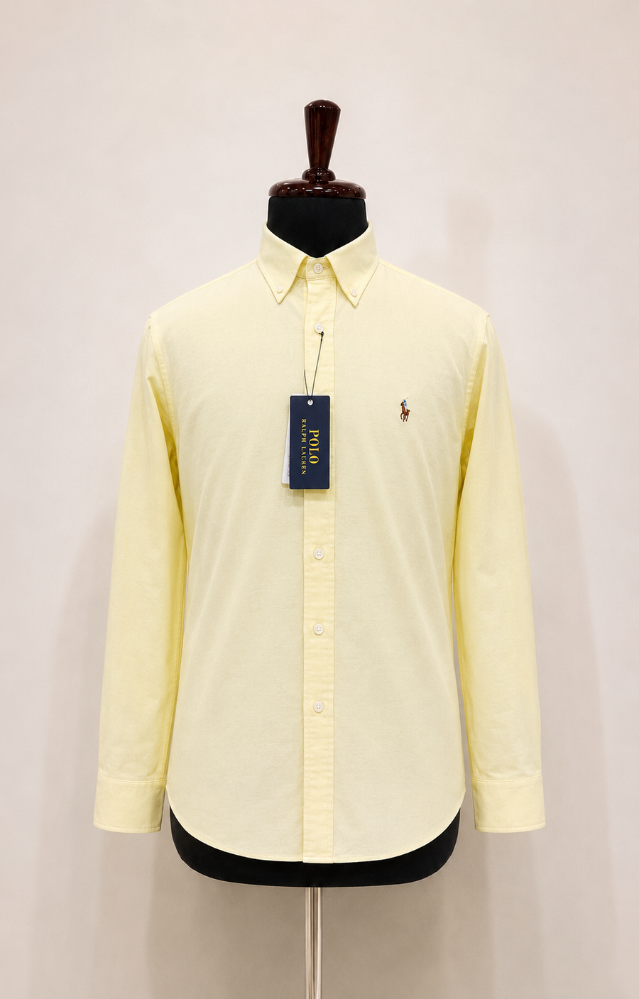 Men’s Pastel Yellow Shirt - front view