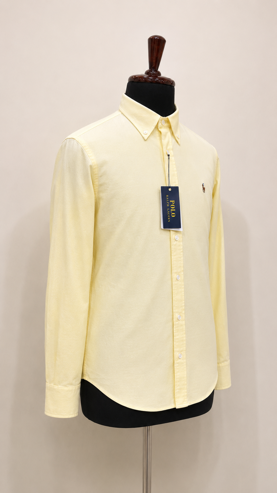 Men’s Pastel Yellow Shirt - view 3
