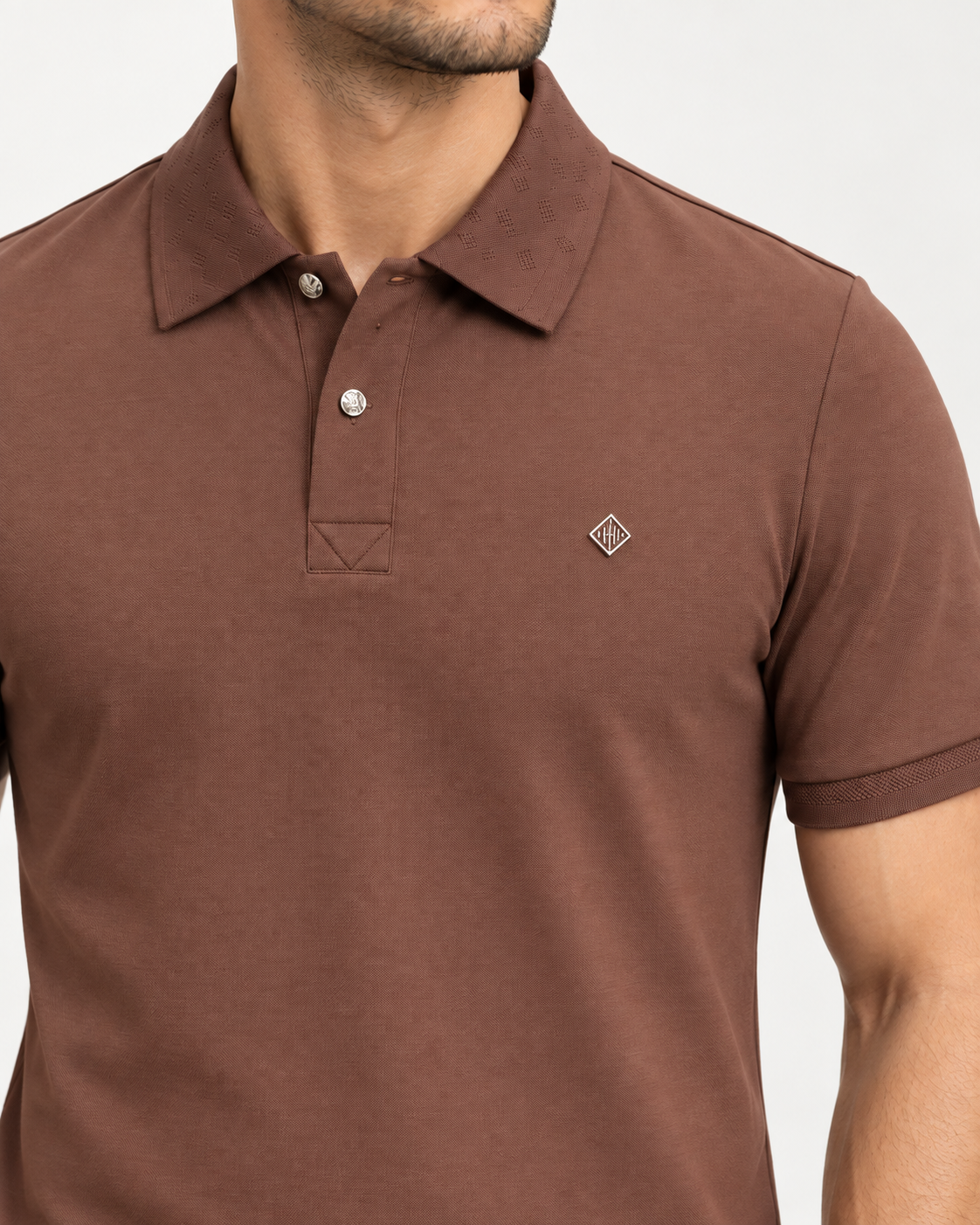 Cocoa Diamond-Badge Polo Shirt - view 3