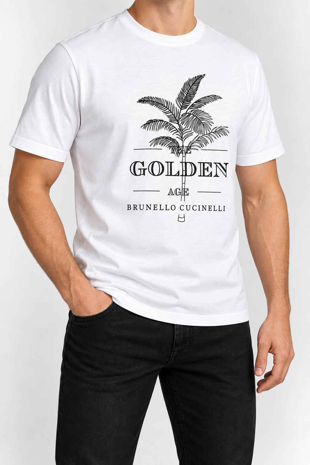 Men’s White Golden Age T-Shirt - view 3