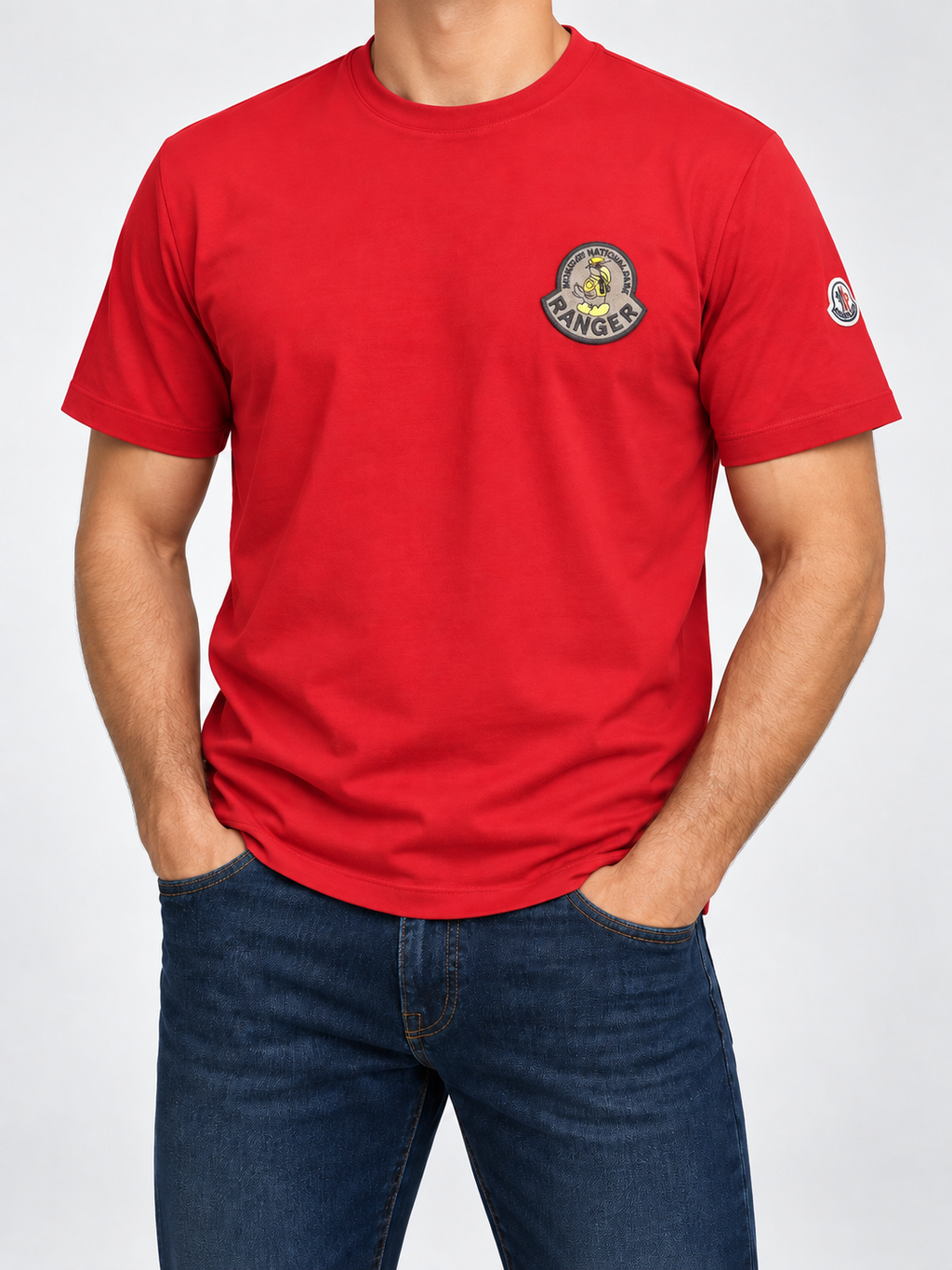 Men’s Red Ranger Patch T-Shirt - view 4
