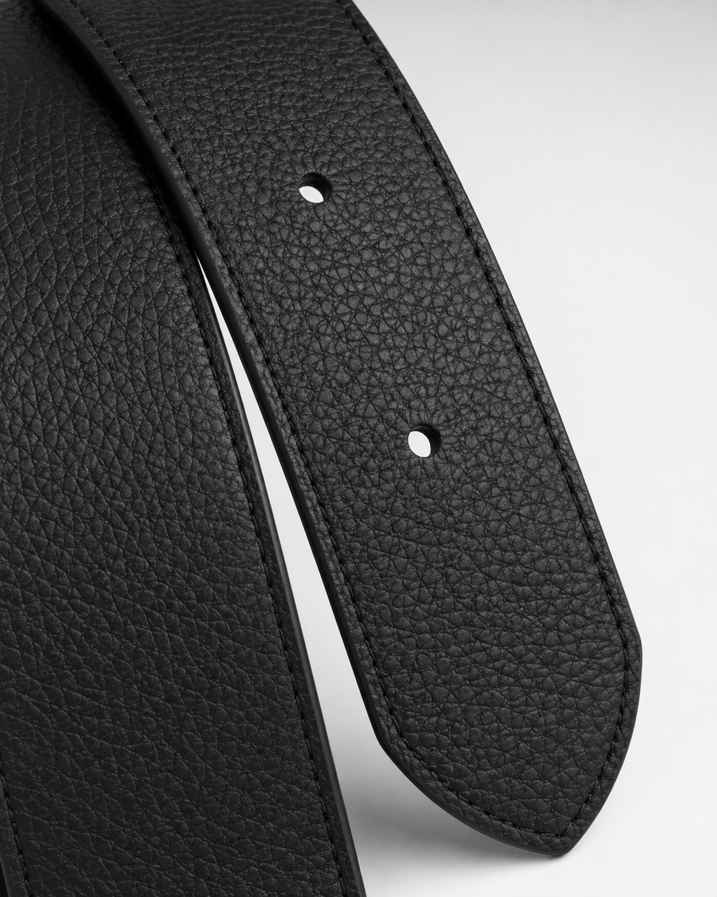 Black and Blue Reversible Silver-Tone Logo Buckle Belt - view 3
